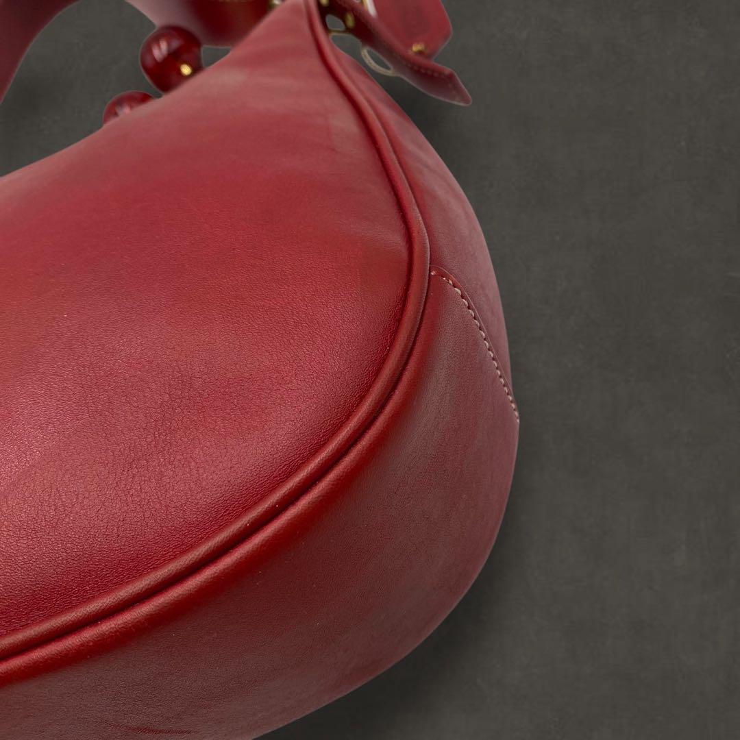 COACH BAG RED LEATHER