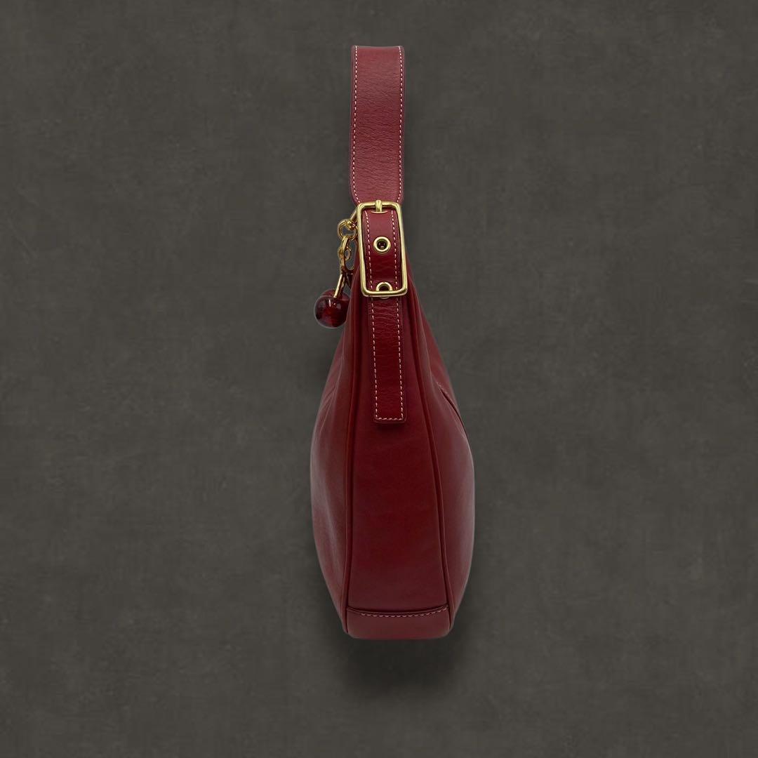 COACH BAG RED LEATHER