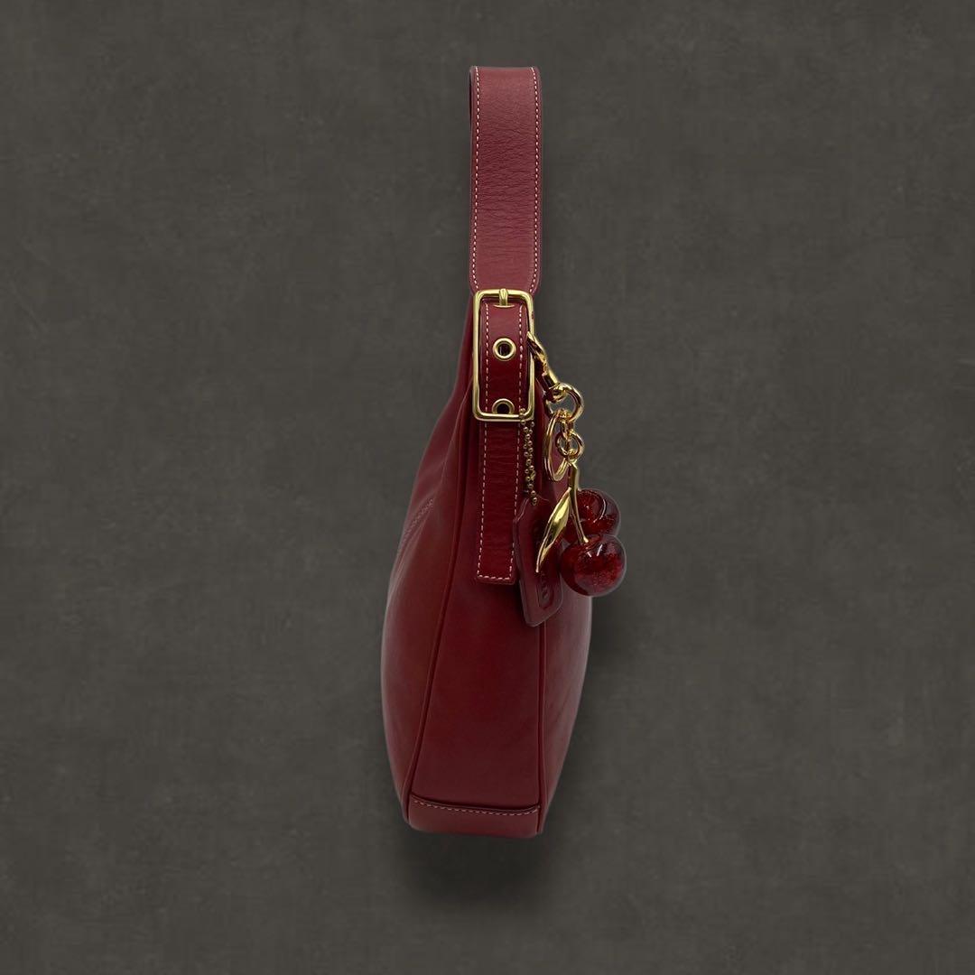 COACH BAG RED LEATHER