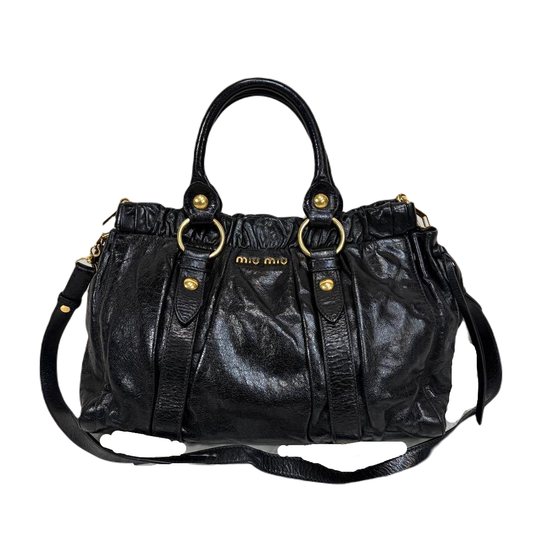 MIU MIU VITELLO LUX SHINE BAG