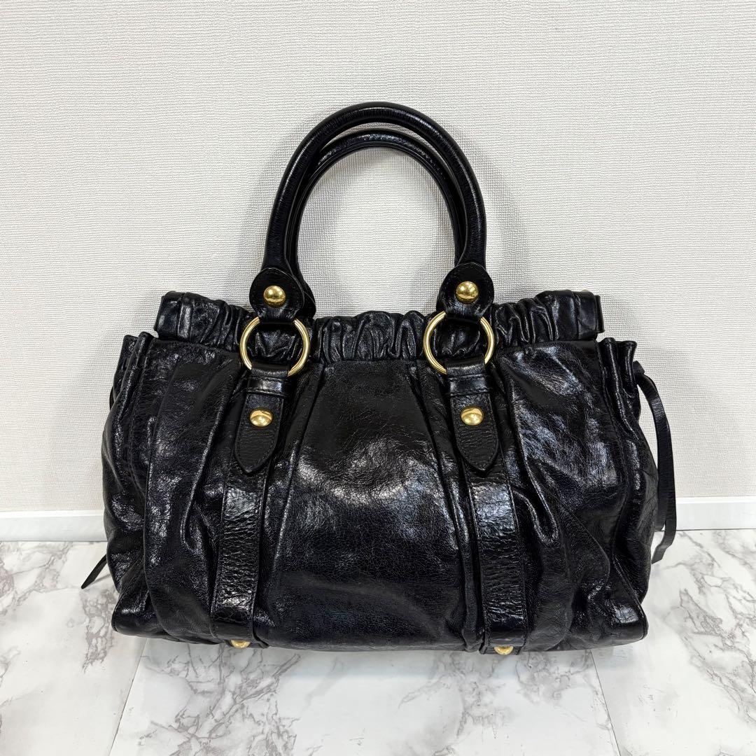MIU MIU VITELLO LUX SHINE BAG