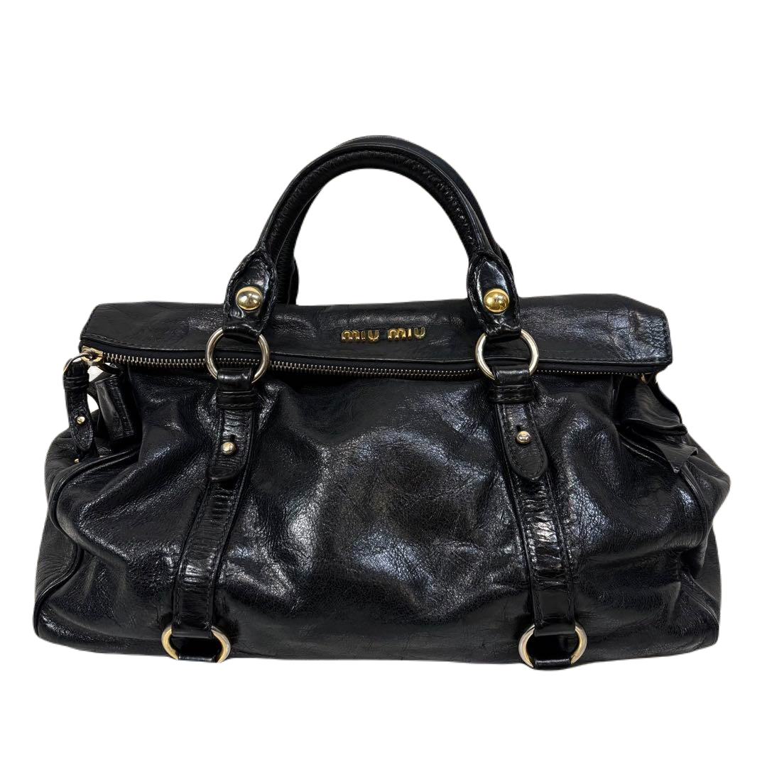 MIU MIU VITELLO LUX BOW BAG