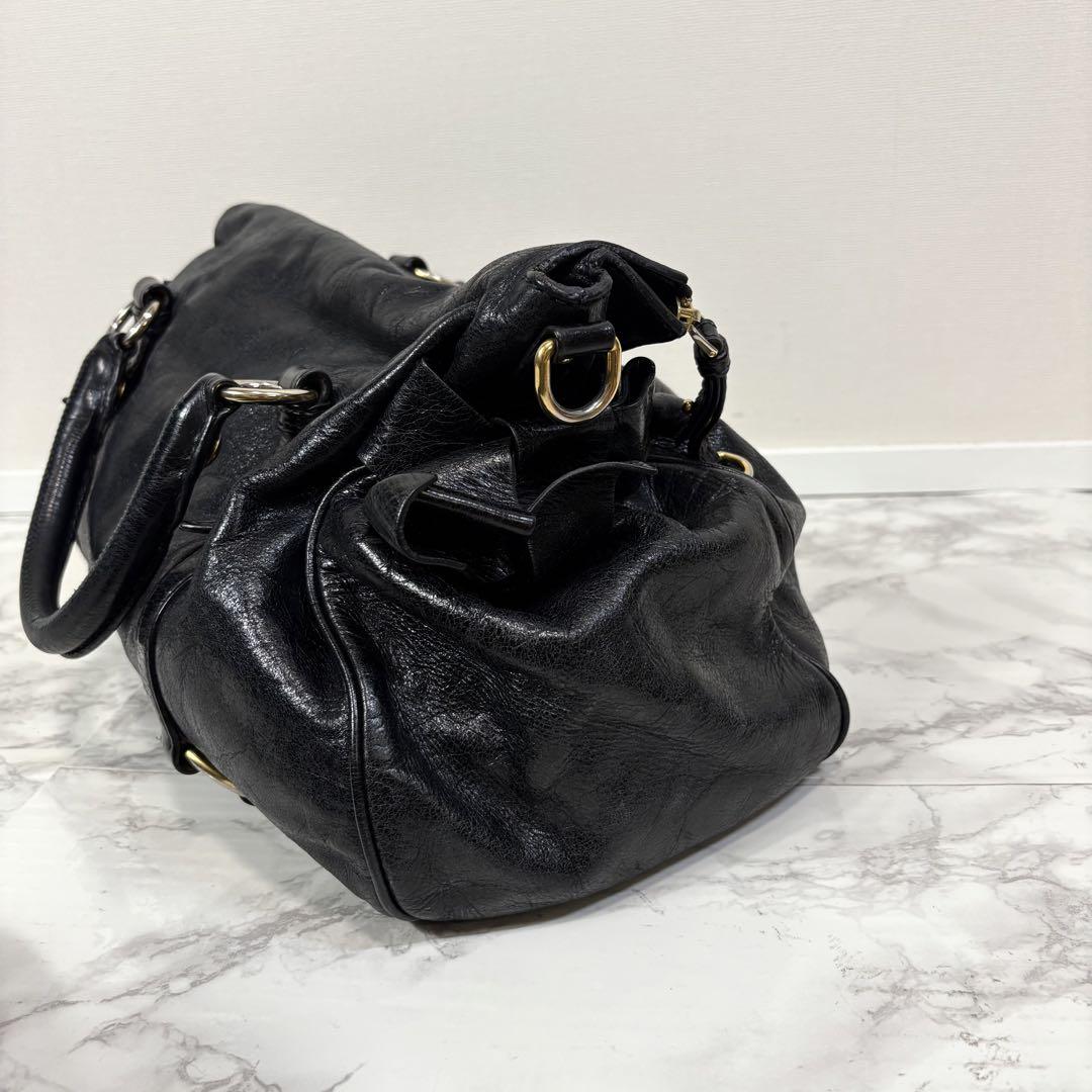 MIU MIU VITELLO LUX BOW BAG