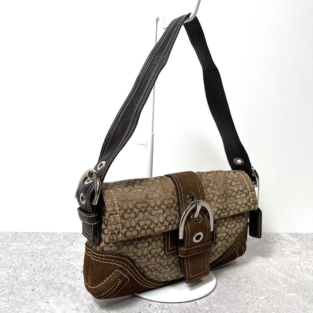 VINTAGE COACH MINI SIGNATURE BAG