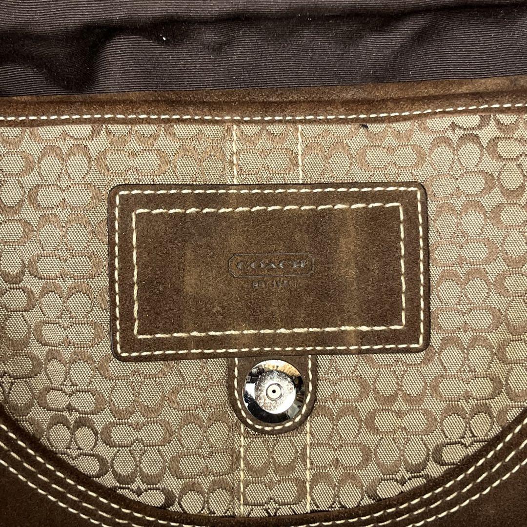 VINTAGE COACH MINI SIGNATURE BAG