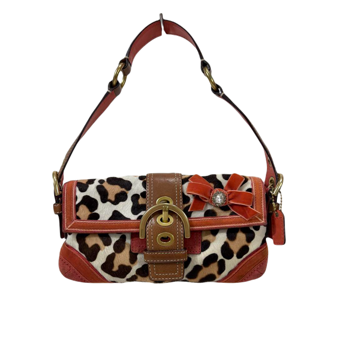COACH LEOPARD SHOULDER BAG