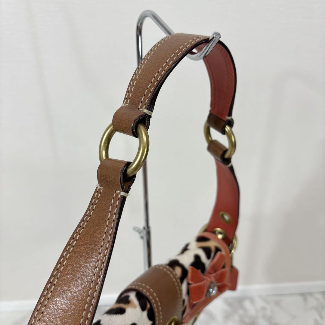 COACH LEOPARD SHOULDER BAG