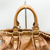 MIU MIU VITELLO LUX SHINE BAG BROWN LEATHER