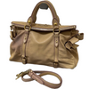 Vintage Miu Miu Bow Bag - Beige Leather