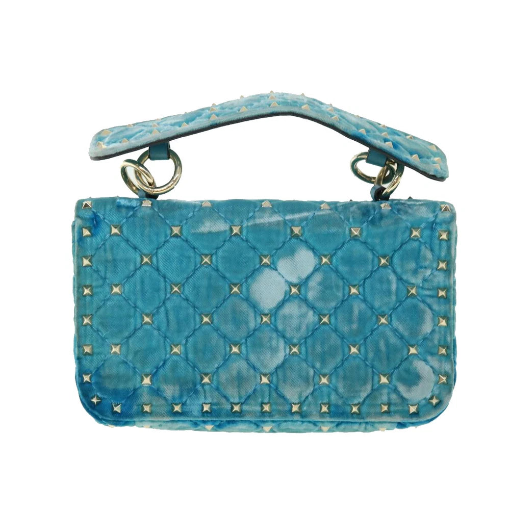 VALENTINO QUILTED BAG VELOR LIGHT BLUE