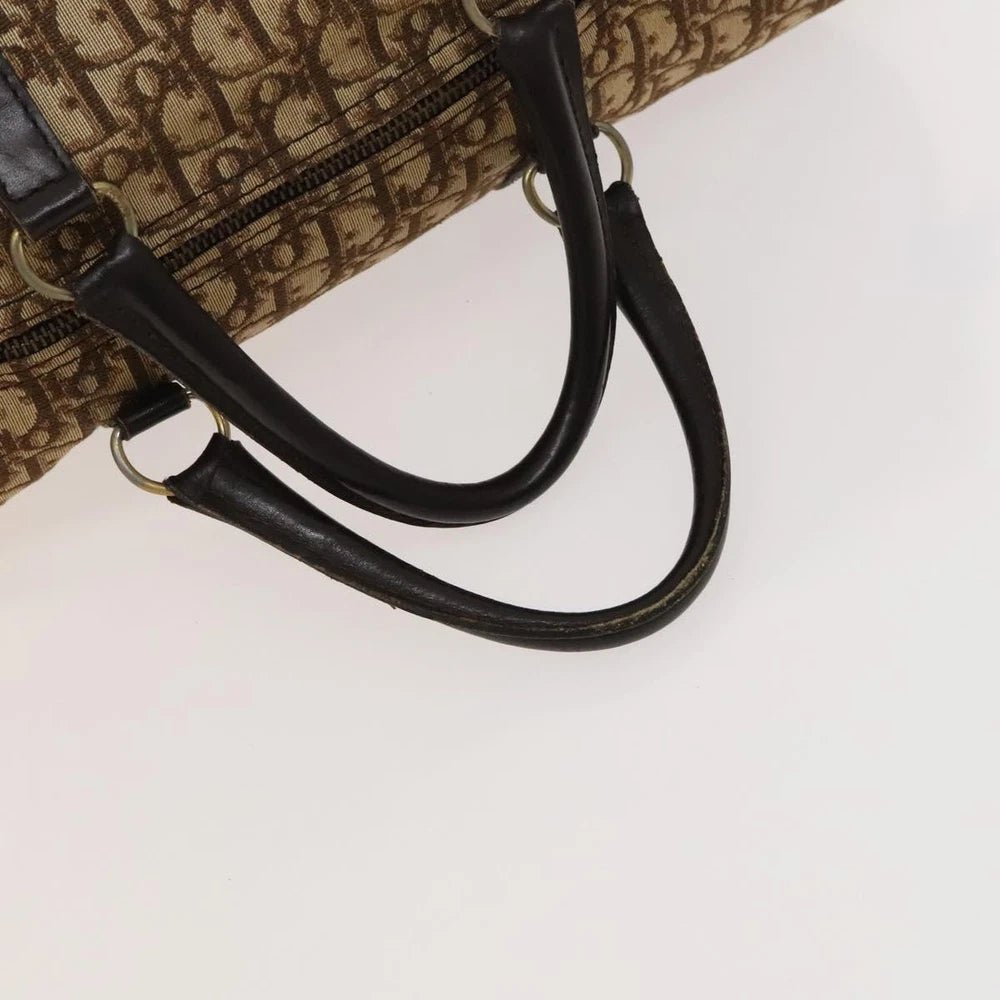 Vintage Dior Boston Bag 40 - Brown Trotter Canvas