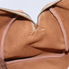 CELINE BOSTON BAG MACADAM CANVAS BROWN
