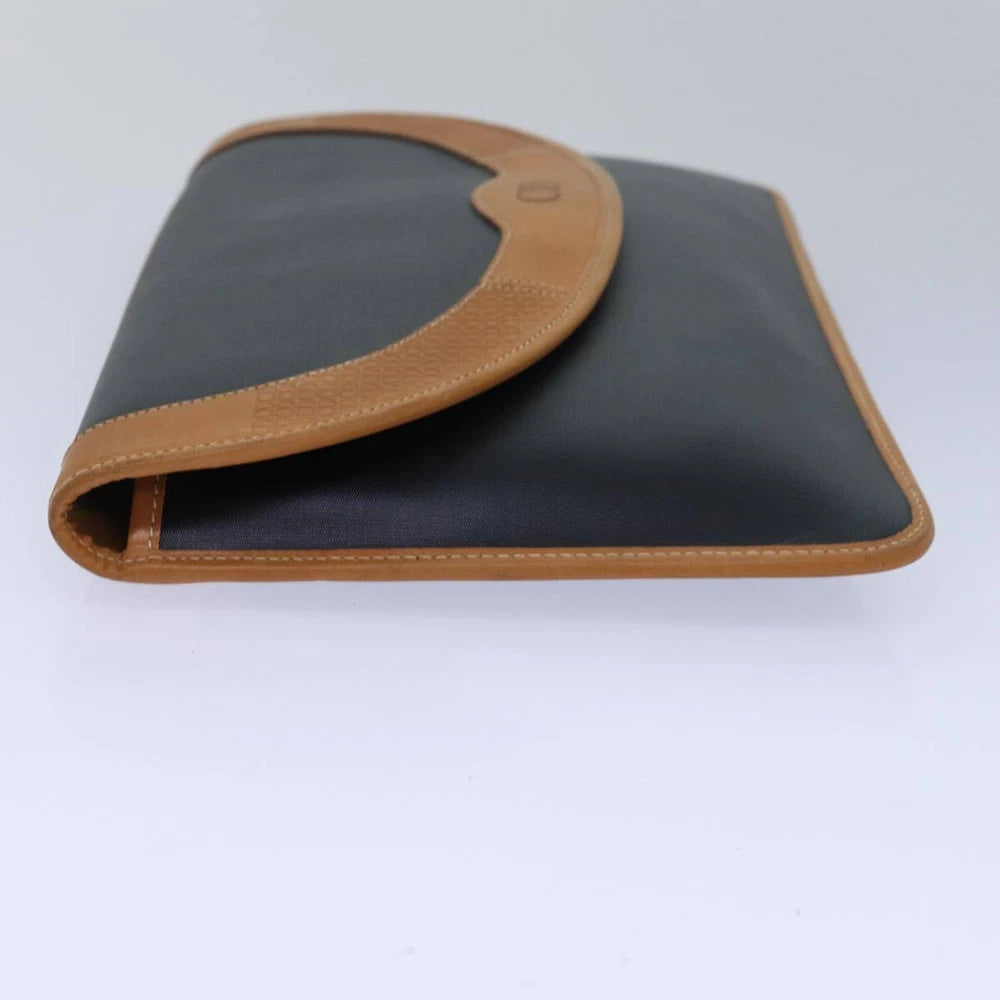 CHRISTIAN DIOR CLUTCH BLACK NYLON