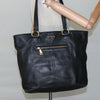 PRADA TOTE BAG BLACK LEATHER