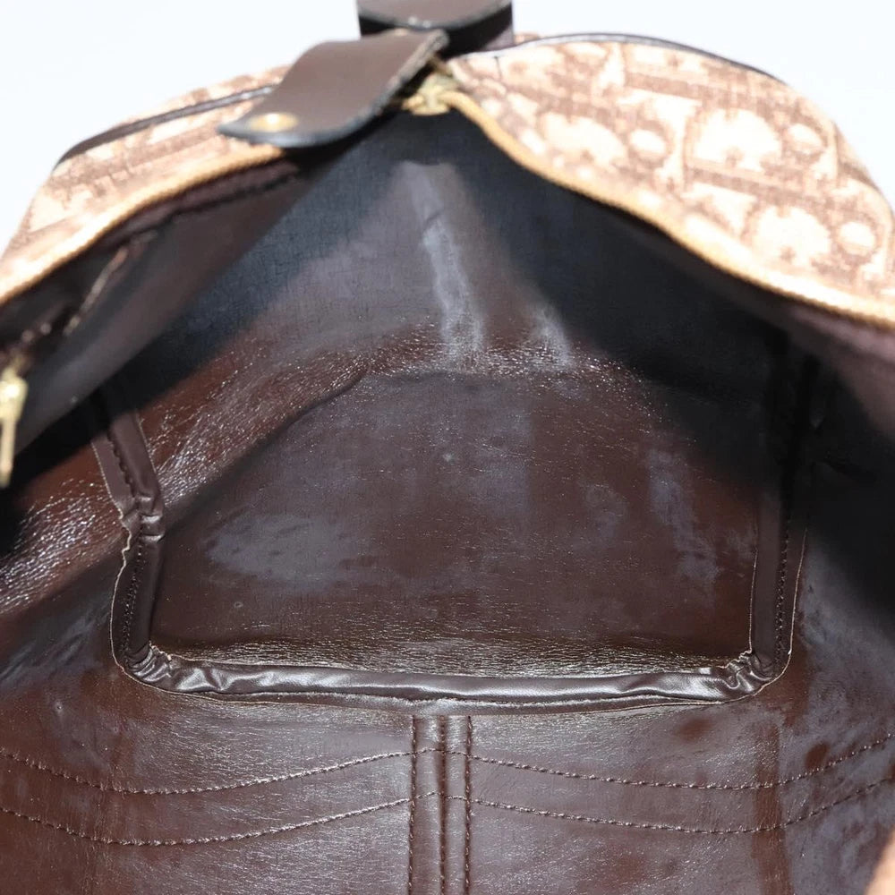 CHRISTIAN DIOR BOSTON BAG 40 TROTTER CANVAS