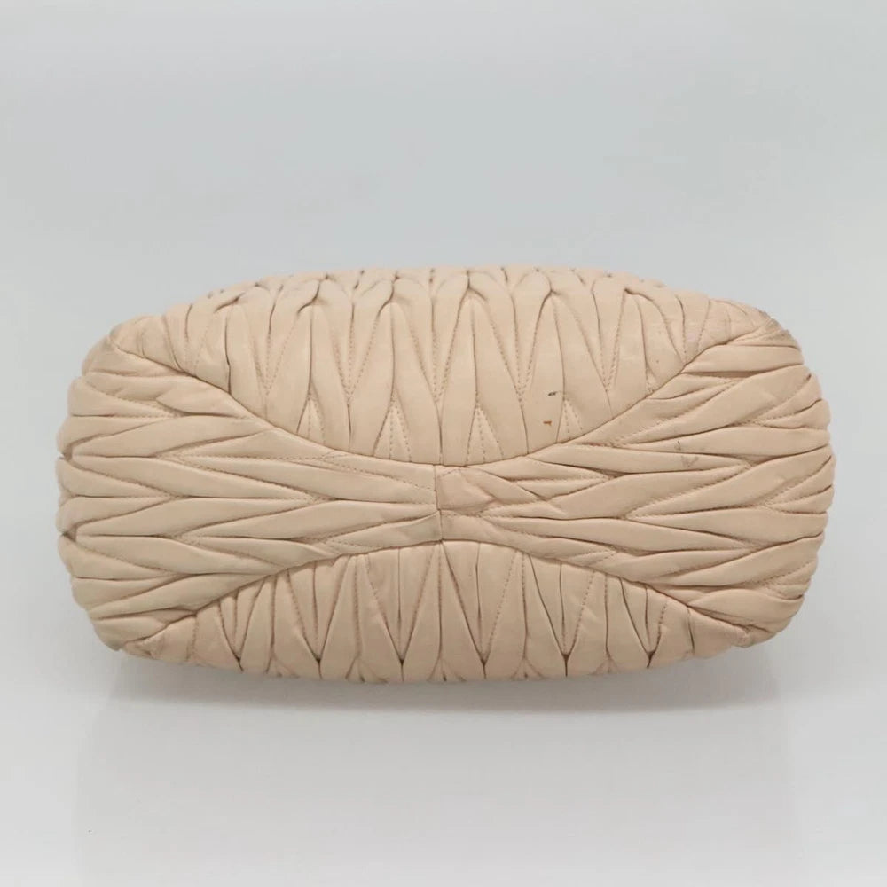 Miu Miu Matelasse Bag - Light pink Leather