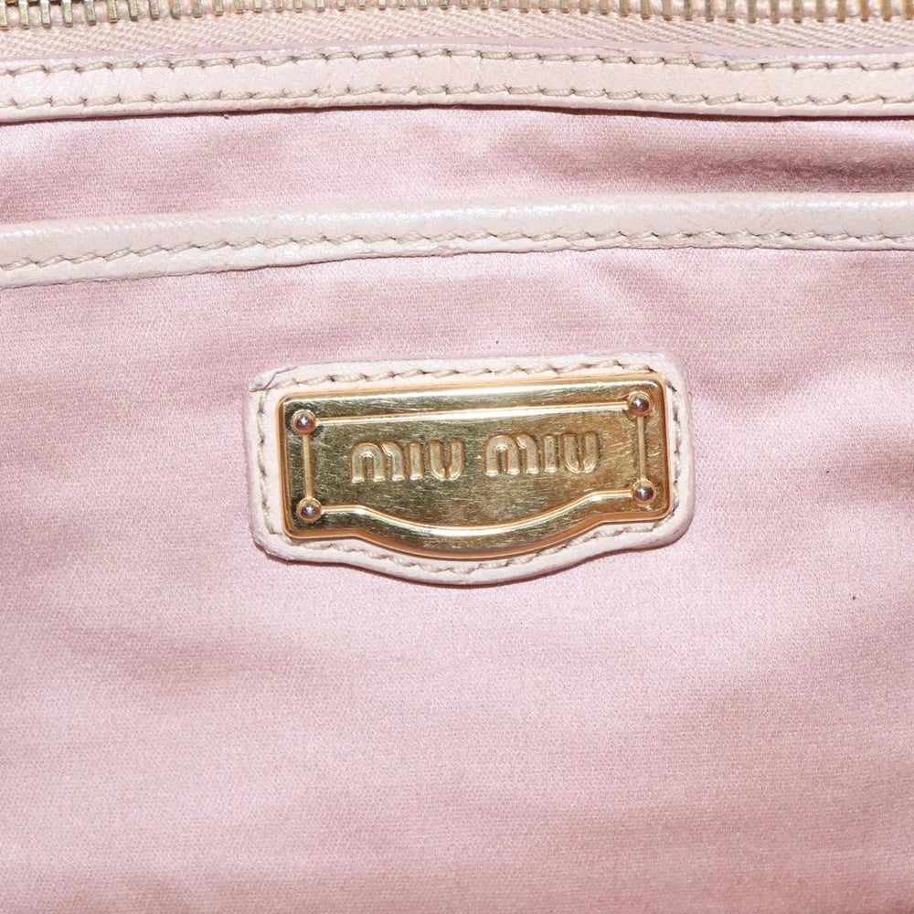 Miu Miu Matelasse Bag - Light pink Leather