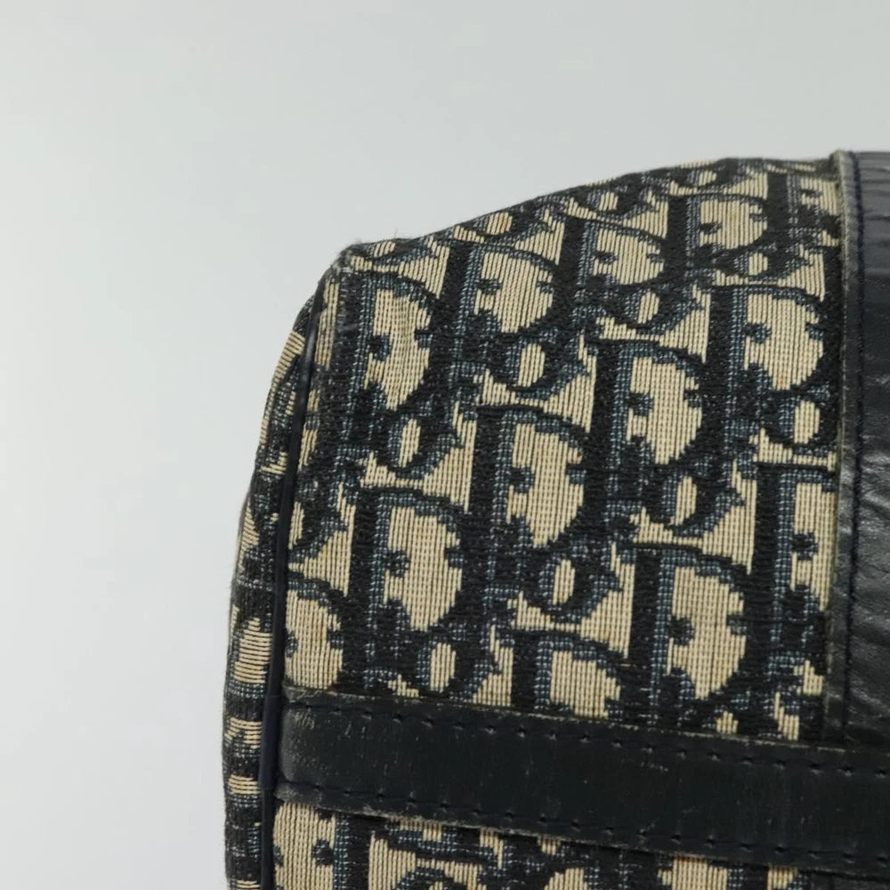 Vintage Dior Boston Bag 30 - Navy Trotter Canvas