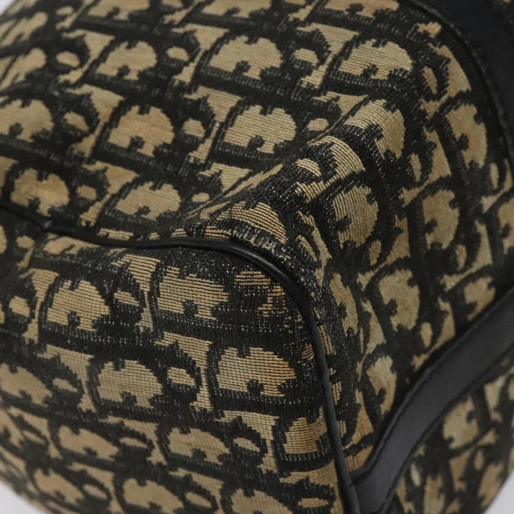 CHRISTIAN DIOR BOSTON BAG 30 TROTTER CANVAS