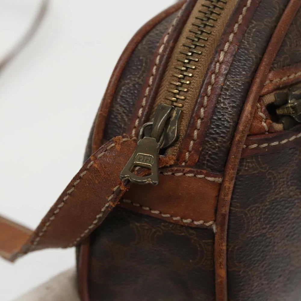 VINTAGE CELINE CROSSBODY BAG MACADAM CANVAS