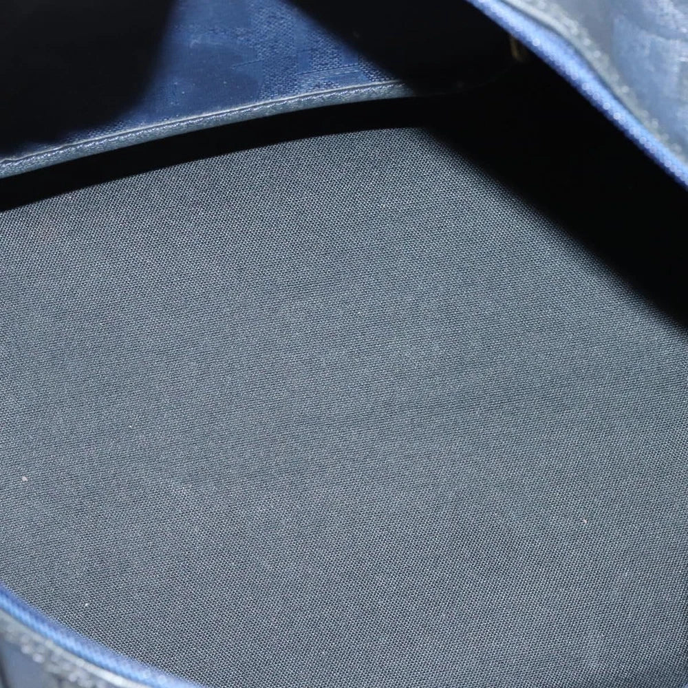 Vintage Dior Boston Bag - Navy Trotter Canvas