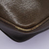 VINTAGE GUCCI SHOULDER BAG BROWN LEATHER