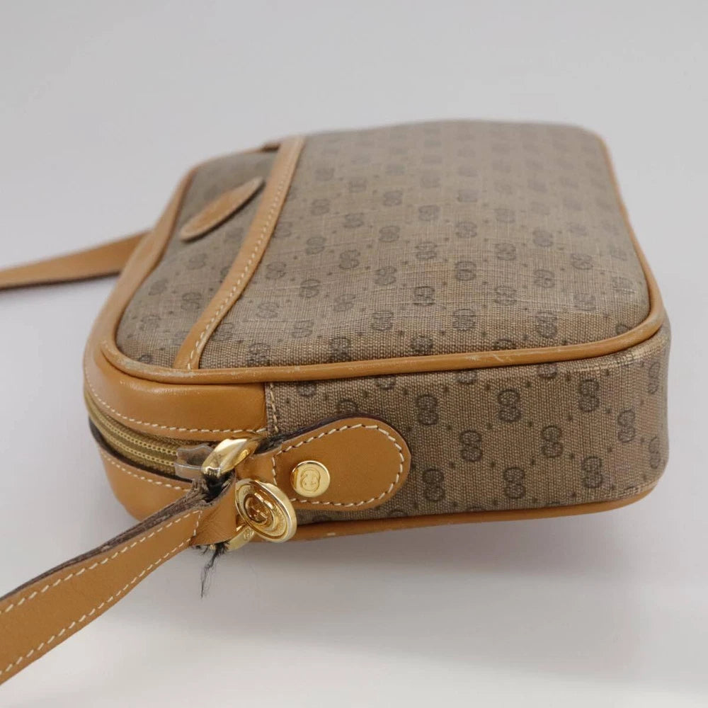 GUCCI SHOULDR BAG GG CANVAS