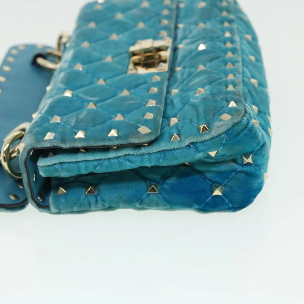 VALENTINO QUILTED BAG VELOR LIGHT BLUE