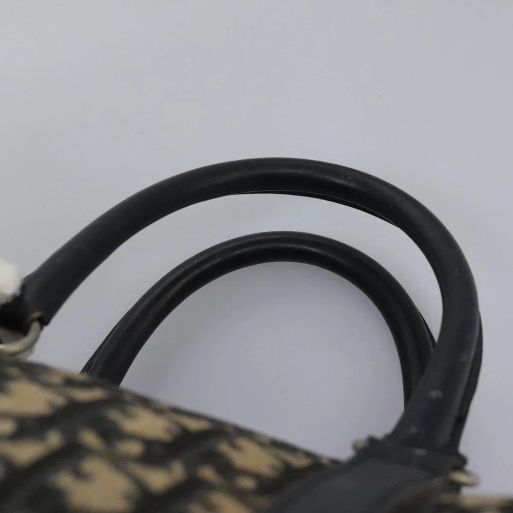 CHRISTIAN DIOR BOSTON BAG 30 TROTTER CANVAS