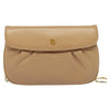 Christian Dior Chain Shoulder Bag - Beige Leather