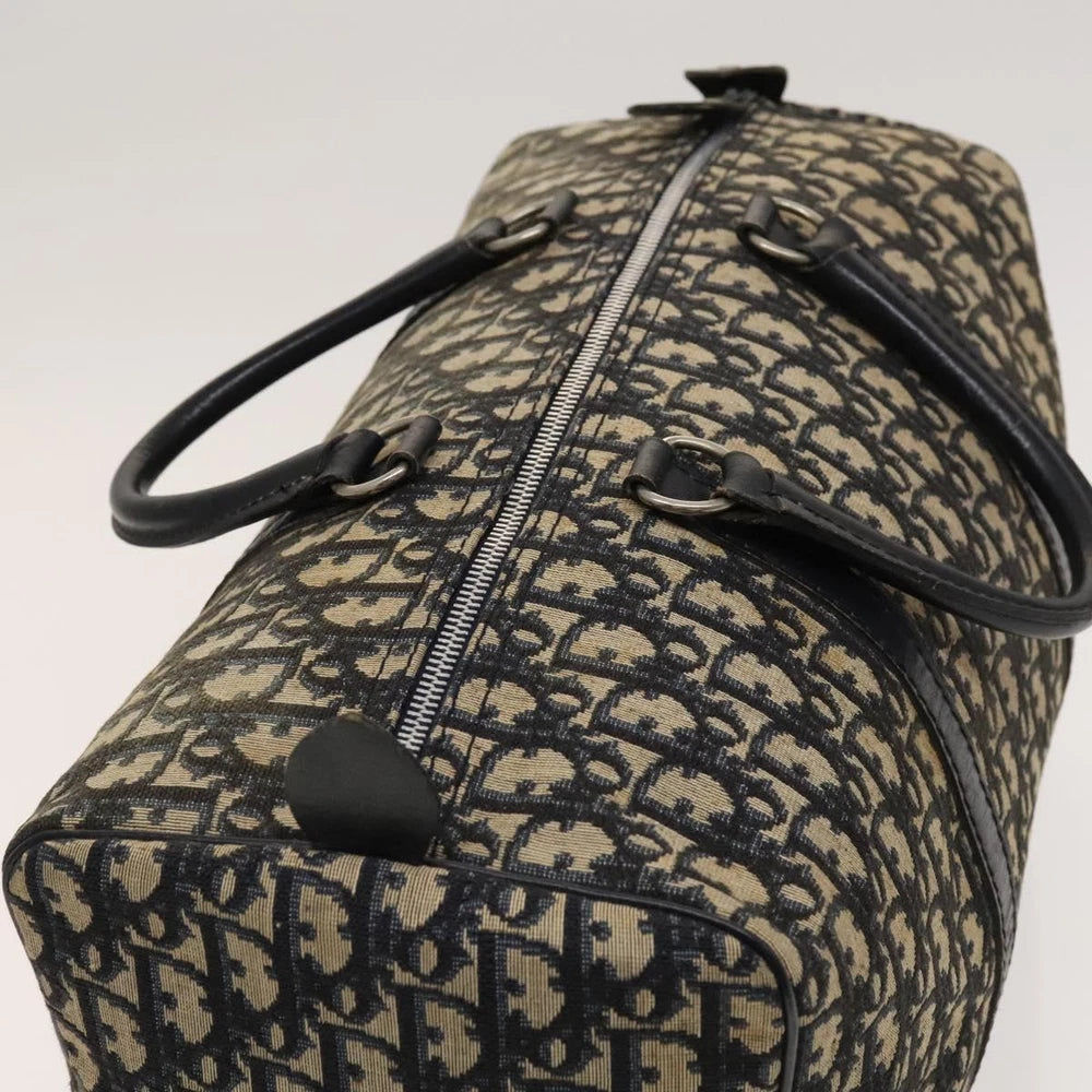 Dior Boston Bag 40 - Navy Trotter Canvas