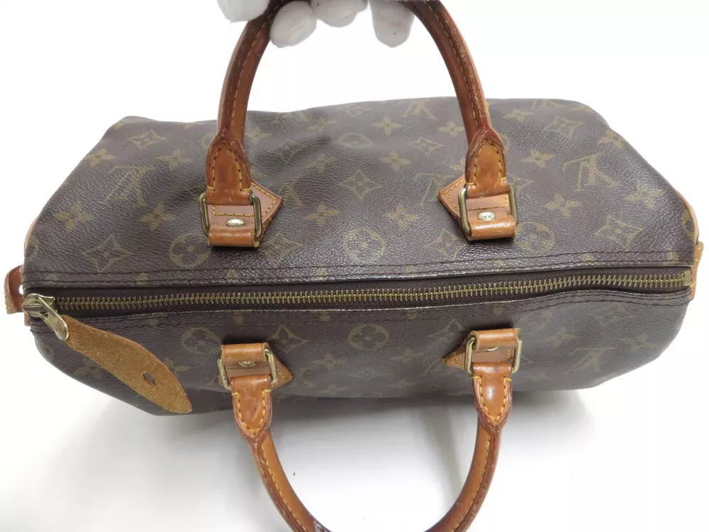 LOUIS VUITTON SPEEDY 30 BAG MONOGRAM CANVAS