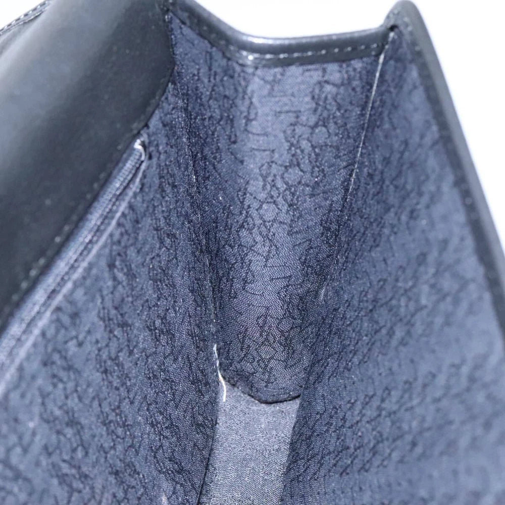 SAINT LAURENT CLUTCH BLACK LEATHER