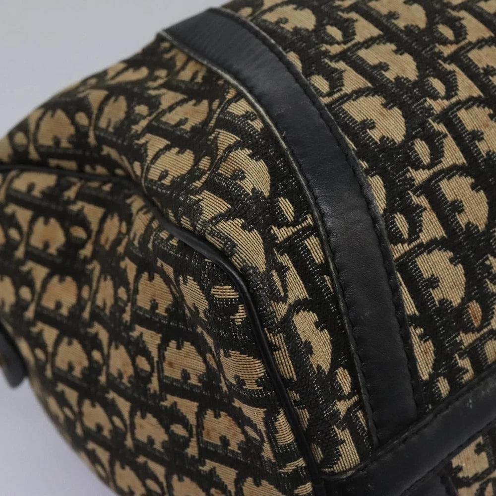 CHRISTIAN DIOR BOSTON BAG 30 TROTTER CANVAS