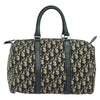 Dior Boston Bag - Navy Trotter Canvas