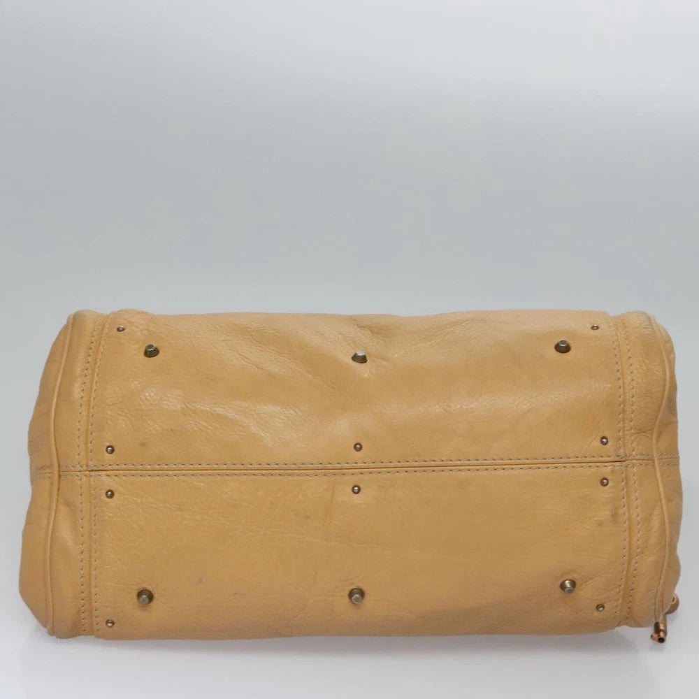 CHLOE PADDINGTON BAG BEIGE LEATHER