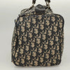 Christian Dior Boston Bag 30 -  Navy Trotter Canvas