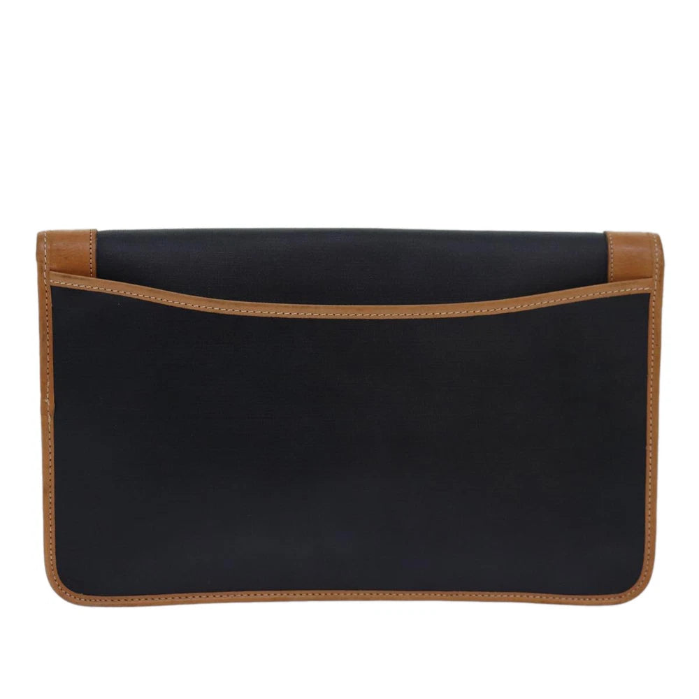 CHRISTIAN DIOR CLUTCH BLACK NYLON