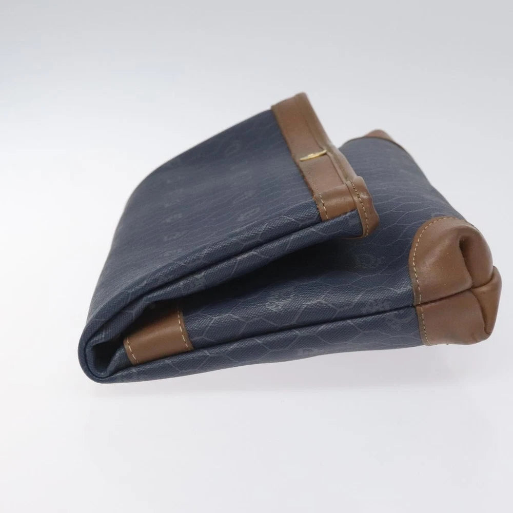 CHRISTIAN DIOR CLUTCH HONEYCOMB CANVAS