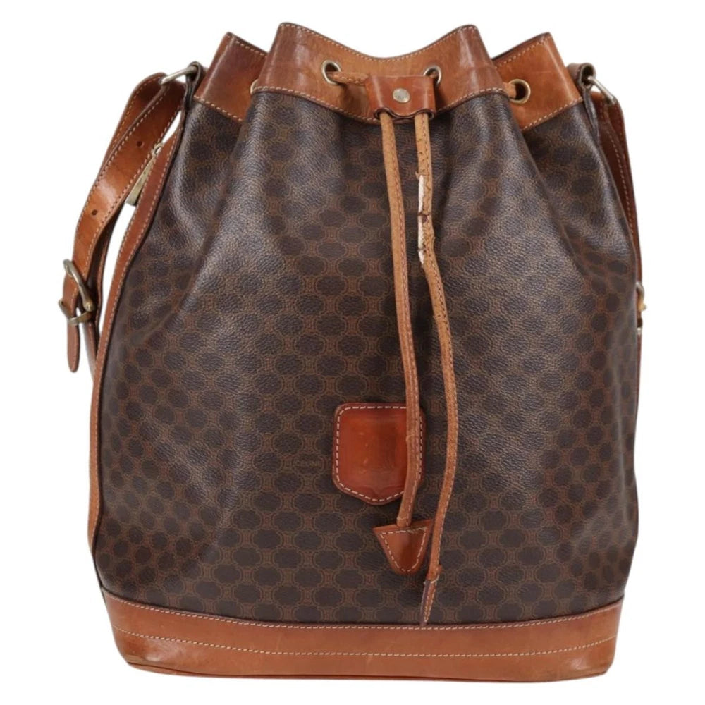 Celine Bucket Bag - Macadam Canvas