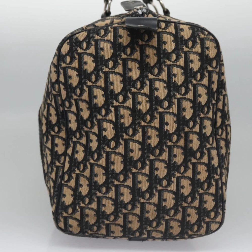 CHRISTIAN DIOR BOSTON BAG 40 TROTTER CANVAS