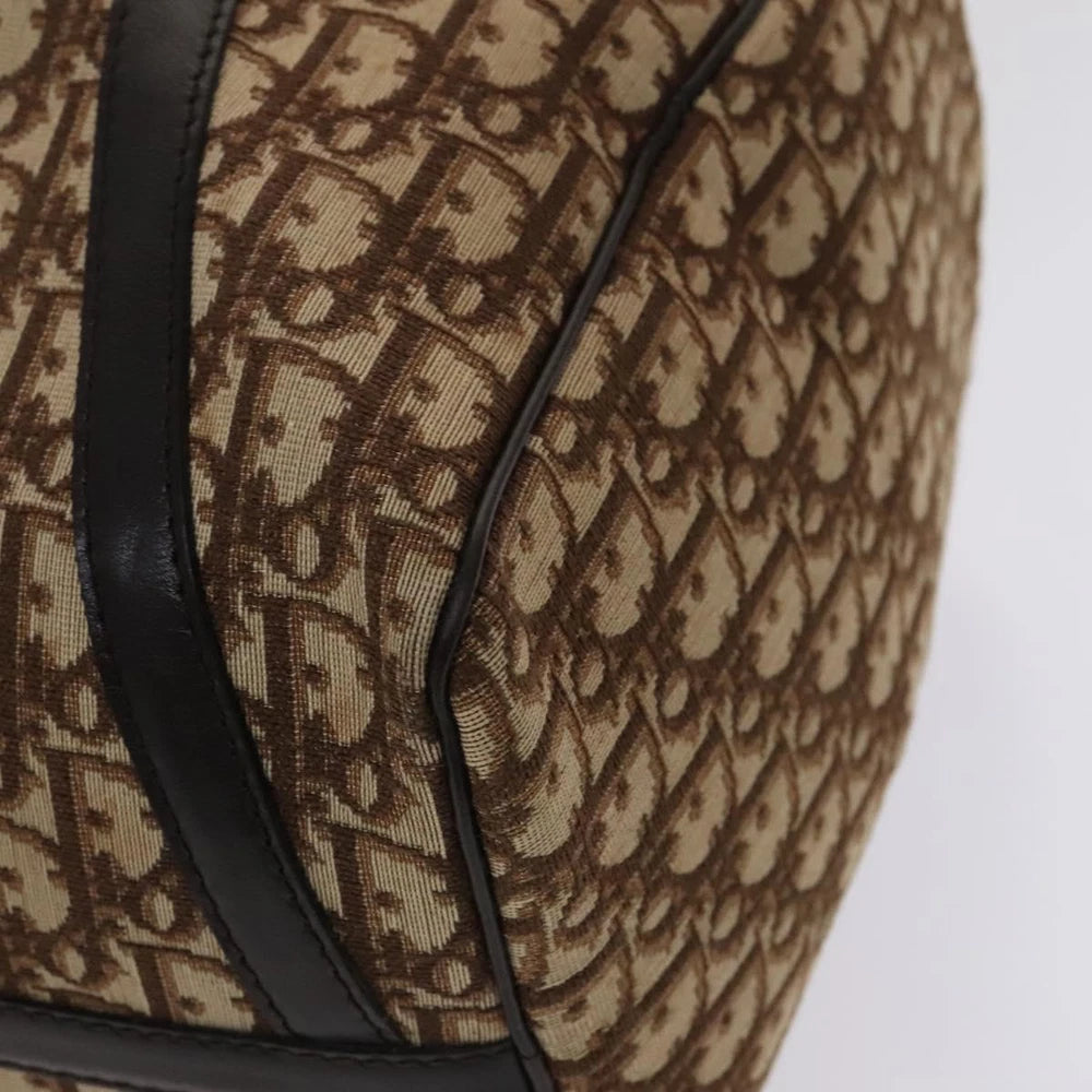 CHRISTIAN DIOR BOSTON BAG 40 TROTTER CANVAS