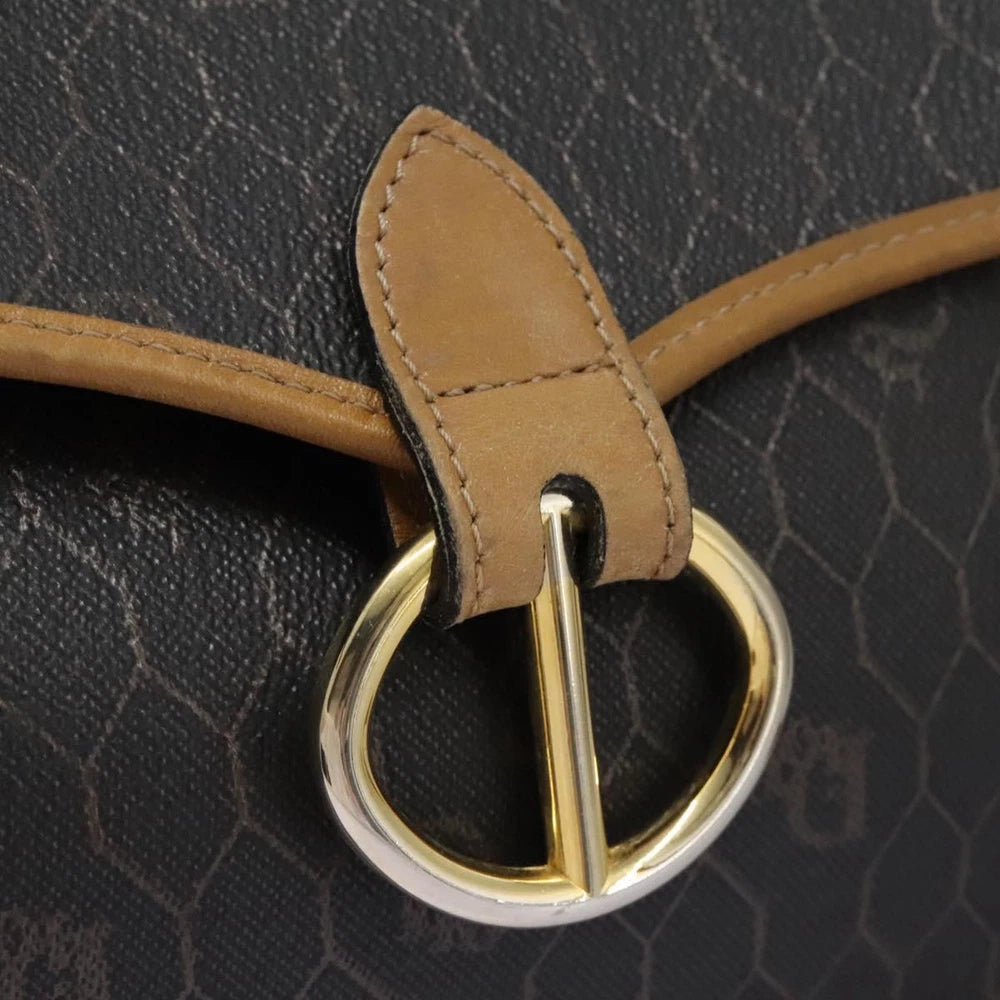 CHRISTIAN DIOR SHOULDER BAG HONEYCOMB CANVAS