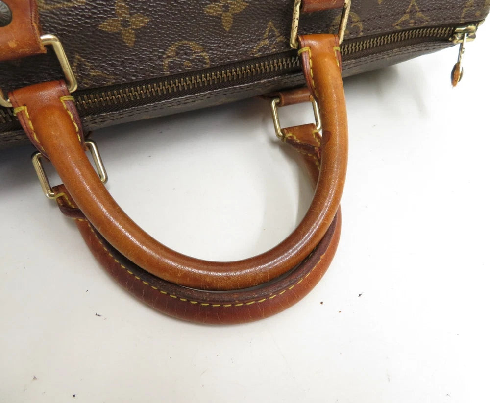 LOUIS VUITTON SPEEDY 35 BAG MONOGRAM CANVAS