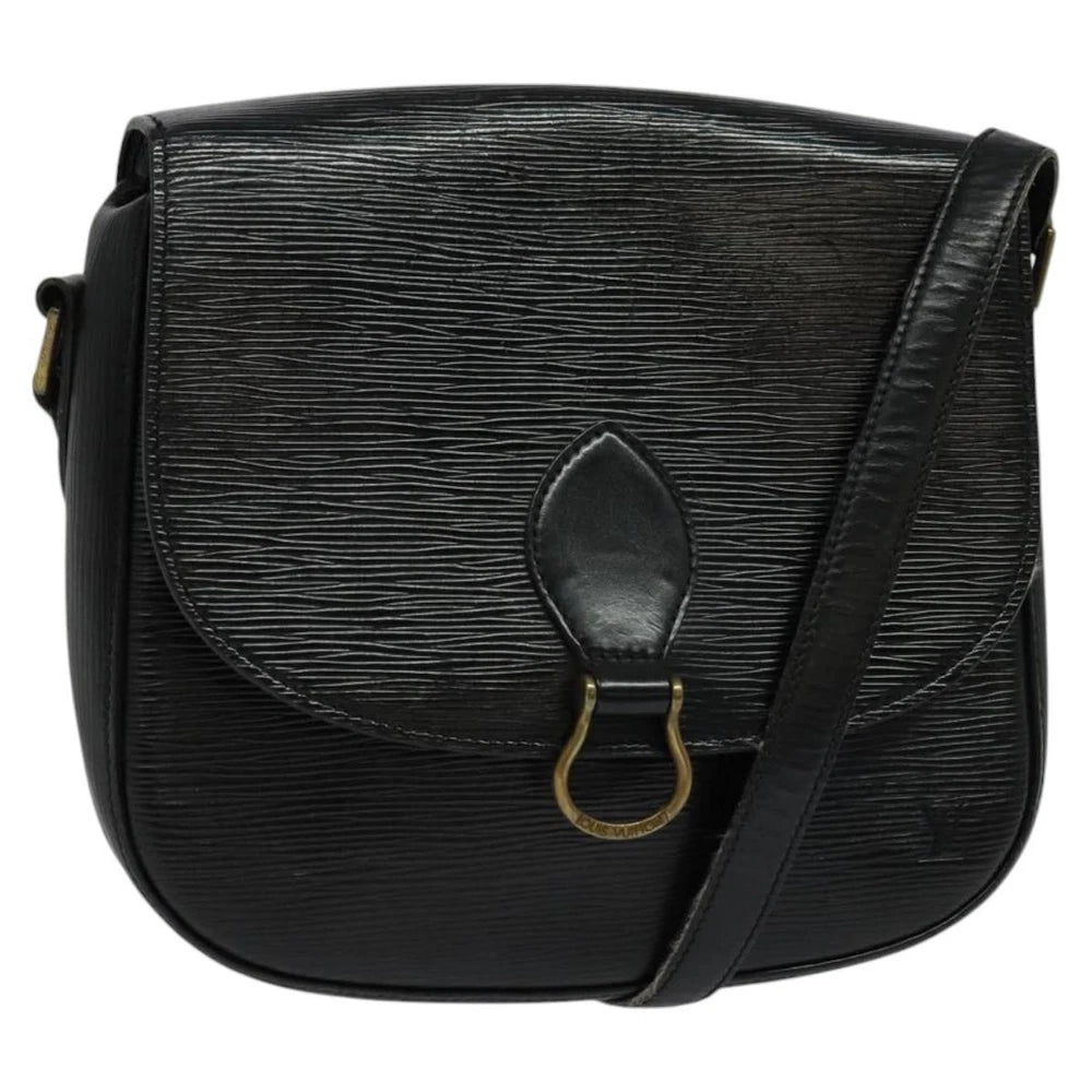 LOUIS VUITTON SAINT CLOUD GM BAG BLACK EPI LEATHER
