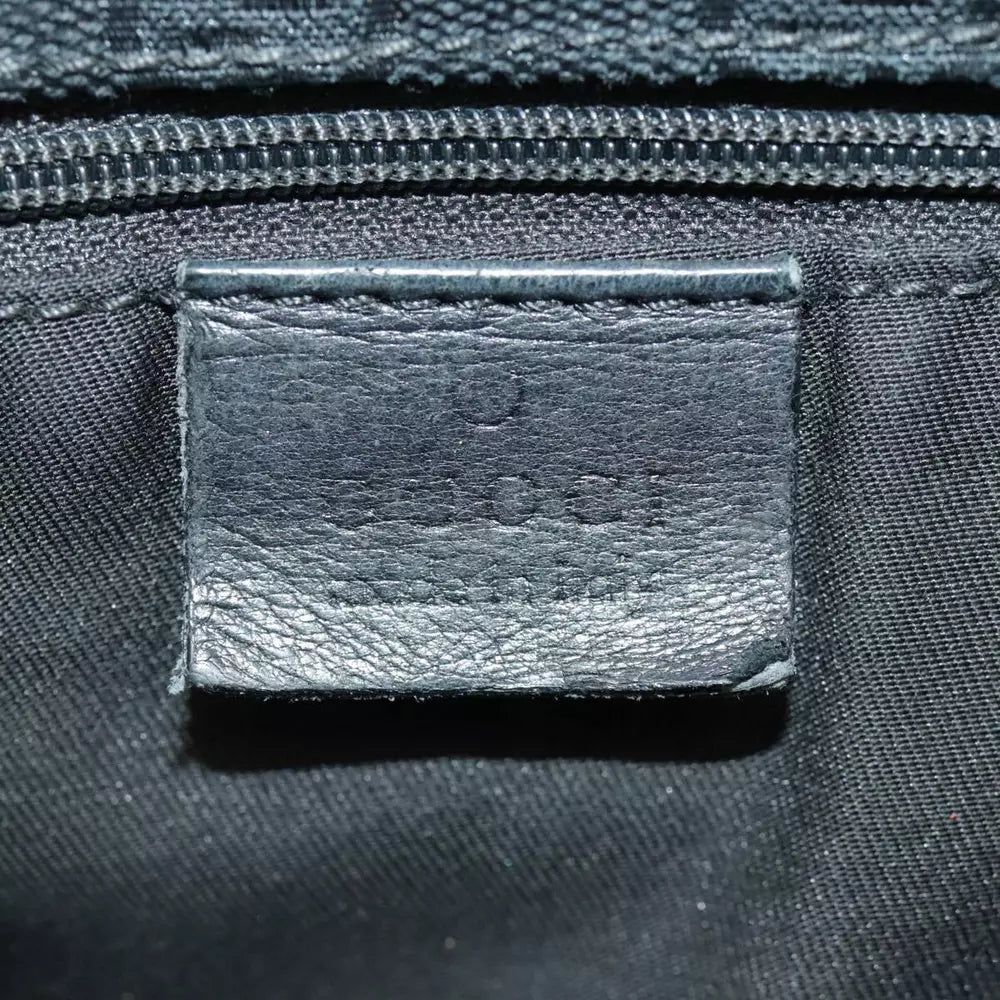 GUCCI ABBEY BLACK LEATHER TOTE BAG - Brands Select