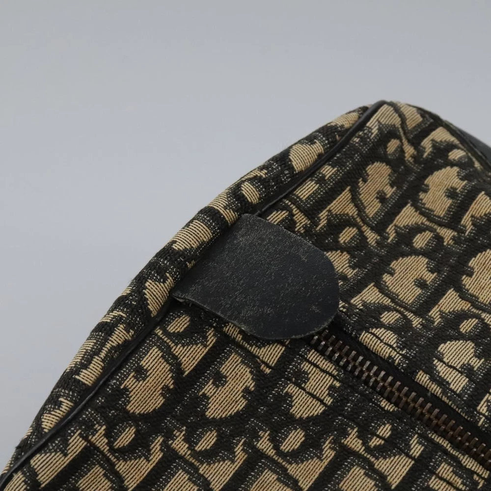 CHRISTIAN DIOR BOSTON BAG 40 TROTTER CANVAS