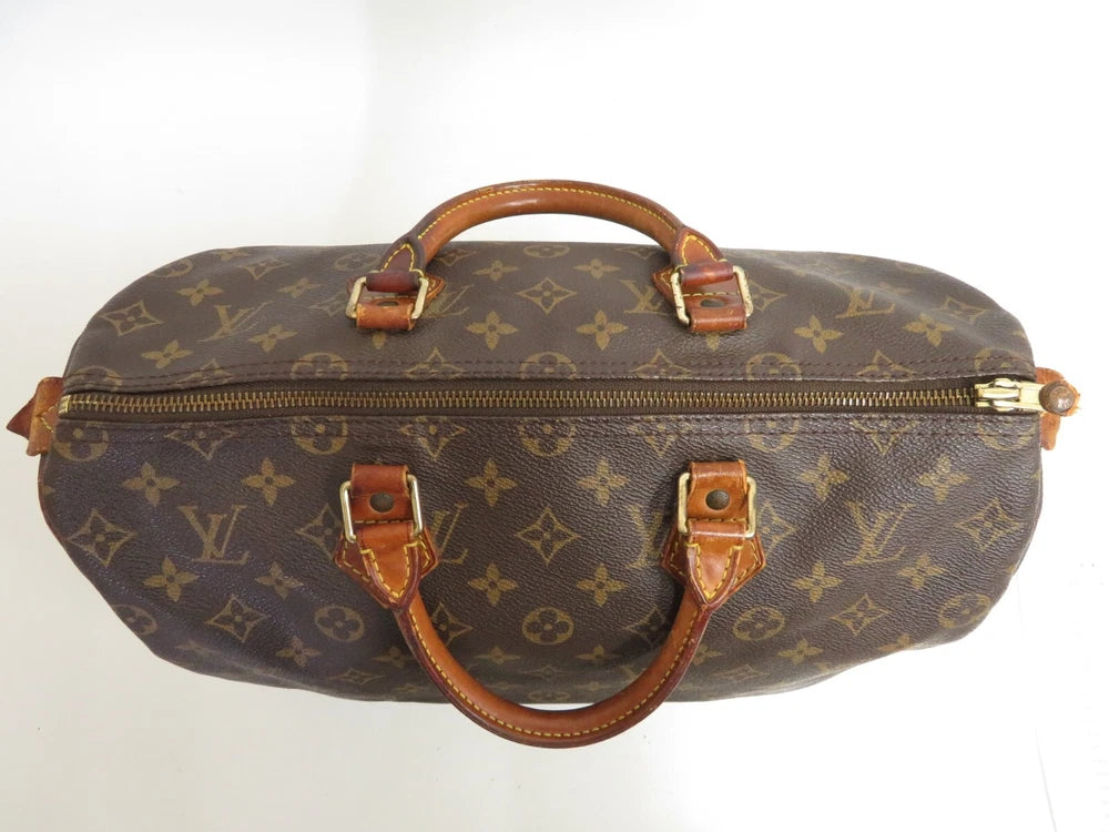 LOUIS VUITTON SPEEDY 35 BAG MONOGRAM CANVAS