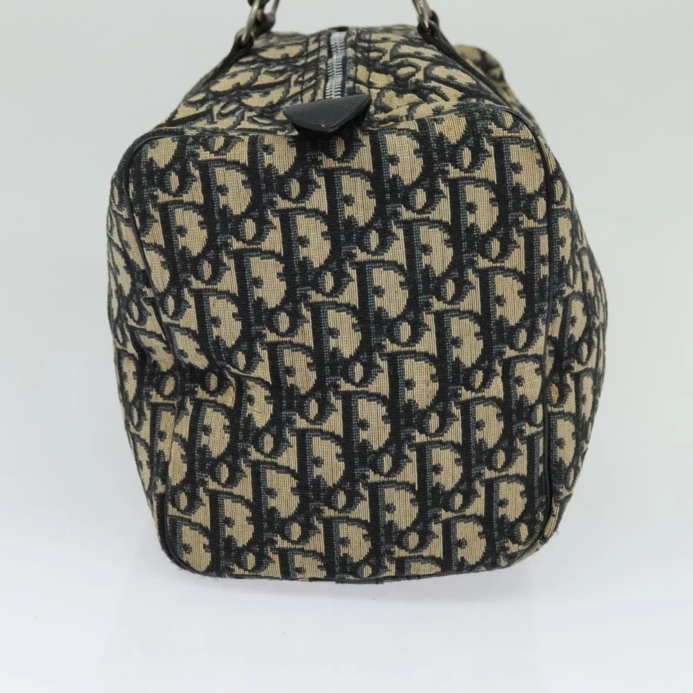 Vintage Dior Boston Bag 30 - Navy Trotter Canvas