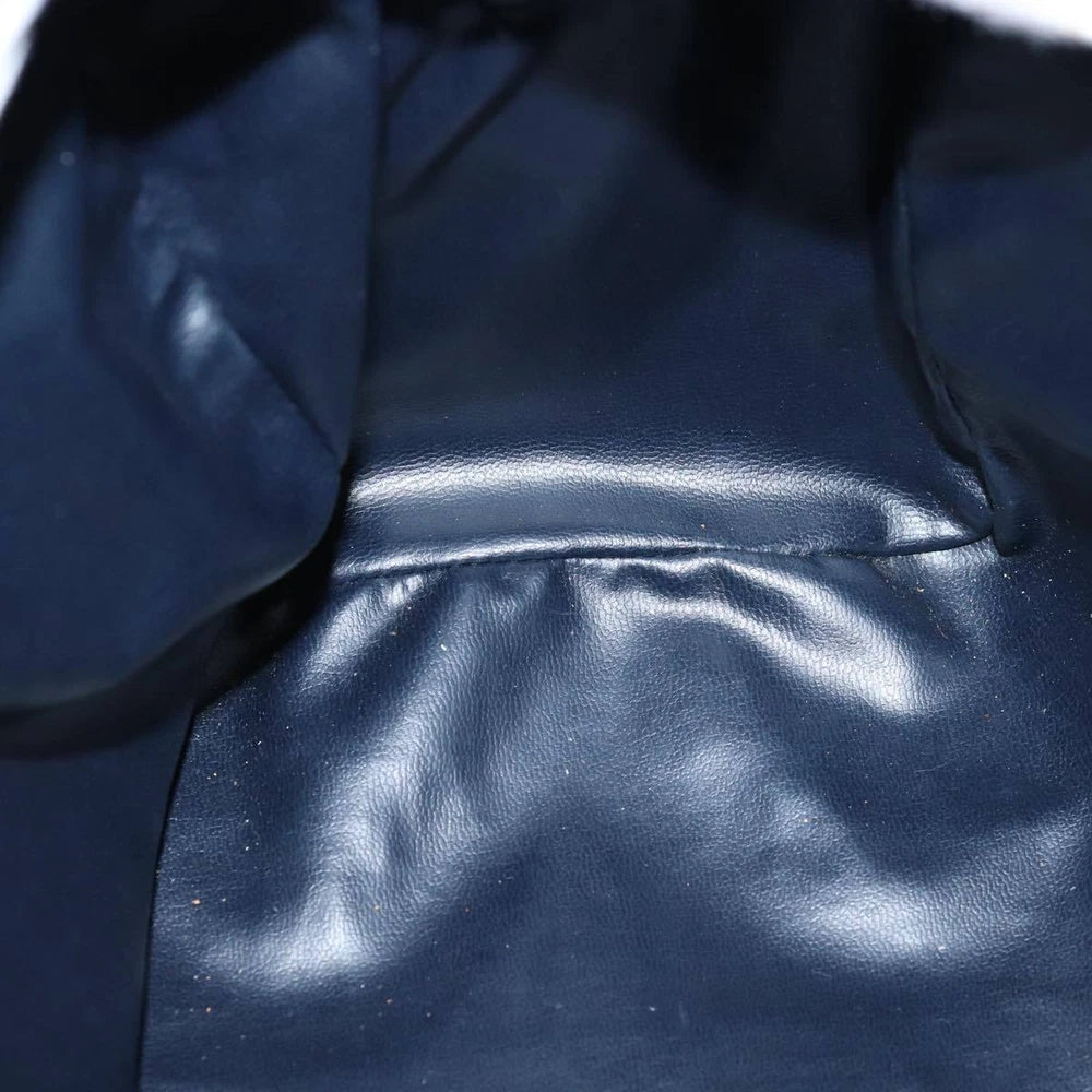 CELINE BOSTON BAG MACADAM CANVAS NAVY